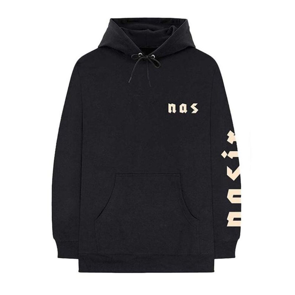 Nas Unisex Adult Symbols Hoodie / Black/White